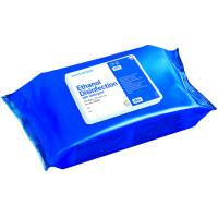 Overfladedesinfektion, Desinfektion Wet Wipe, med ethanol, blå, 20x30 cm (25 stk. pr. pakke)