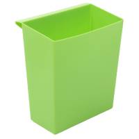 Indsats, 9,5 l, grøn, til firkantet affaldsspand, kildesortering *Denne vare tages ikke retur*