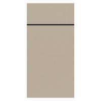 Bestikserviet, Duniletto, 1/8 fold, 48x40cm, greige, airlaid