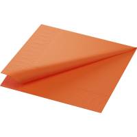 Frokostserviet, Duni, 2-lags, 1/4 fold, 33x33cm, sun orange, papir *Denne vare tages ikke retur*