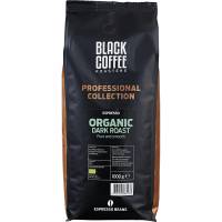 Kaffe, BKI Black Coffe, Organic, helbønner, 1 kg