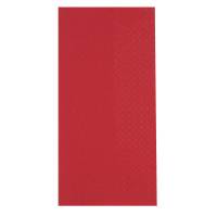 Middagsserviet, ABENA Gastro, 3-lags, 1/8 fold, 40x40cm, rød, nyfiber