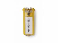 Nøgleskilte til Durable Keybox gul 65x25mm