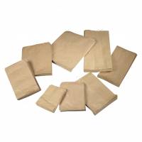Papirpose m/sidefal 1,5kg brun 120/90x270mm 1000stk/pk m/snor