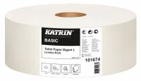 Toiletpapir Katrin Basic Gigant L 1-lags 585m 6rl/kar 101674