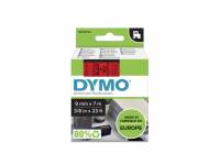 Labeltape DYMO D1 40917 S0720720 9mmx7m sort på rød