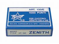 Hæfteklammer stål Zenith 130/E (6/4) 1000stk/pak
