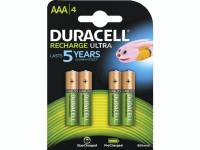 Batteri Duracell genopladelig AAA 900mAh 4stk/pak