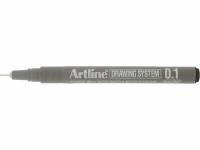 Drawingpen Artline EK231 0,1mm sort SORT 1x1x1mm (1)