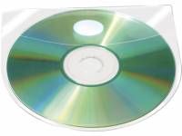 CD-lomme m/klap 127x127mm selvklæb. 6stk/pak