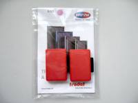 Stempelpude Trodat rød 2-pack 5204,5206,4206,4460 m.fl 6/56 RØD 1x1x1mm (2EA)