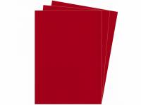 Kartonforside Fellowes A4 250g rød Delta leatherboard 100stk