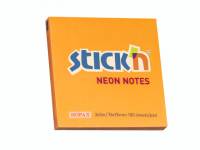 Notes Stick'N NEON orange 76x76mm 100blade