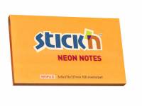 Notes Stick'N NEON orange 76x127mm 100blade