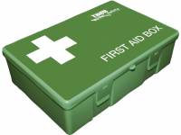 Førstehjælpskasse m/indhold OX-ON grøn