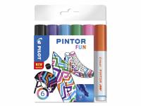 Marker Pilot Pintor assorteret medium Fun Mix 6stk/pak