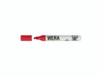 Whiteboardmarker WERA rød kantet spids 1-4mm