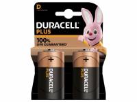 Batteri Duracell Plus Power D alkaline 2stk/pak