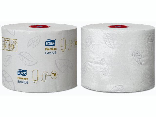 Toiletpapir Tork Mid-Size T6 Prem Es 3-Lags 70M 127510 27Rl