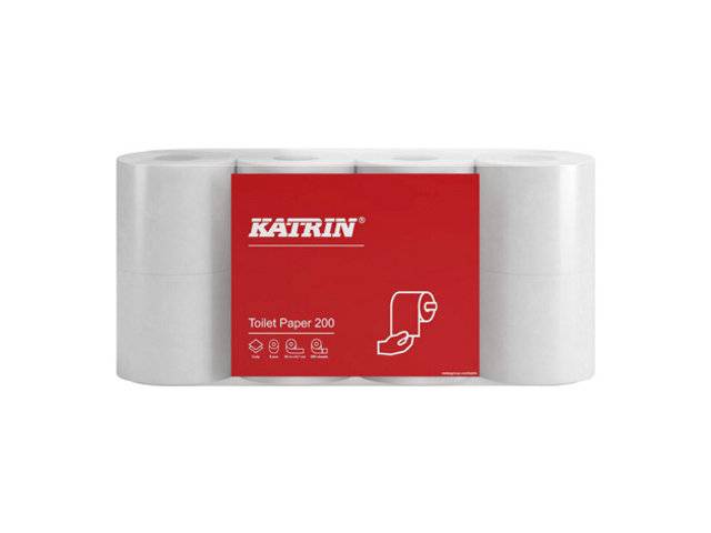 Toiletpapir Katrin Classic 200 2-Lags 25M 64Rul/kar 181402