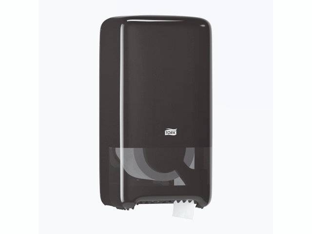 Dispenser Tork Midsize Twin T6 Sort T/toiletpapir 557508