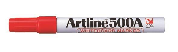 12 stk. Whiteboard Marker Artline 500A Rød