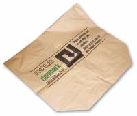 Affaldssække papir 70x95x25cm 2-lags vådstærk brun