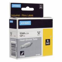 Labeltape DYMO Rhino 12mmx1,5m hvid krympeflex