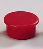 Magneter Dahle 13mm rund rød 10stk/pak bærekraft 0,1kg