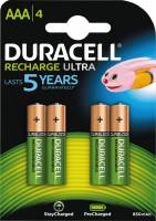 Batteri Duracell genopladelig AAA 900mAh 4stk/pak