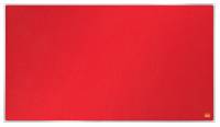 Opslagstavle Nobo Impression Pro Widescreen filt rød 32" 71x40cm