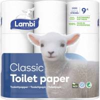Toiletpapir Lambi 3-lags 20,6m 36rul/kar