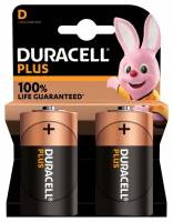 Batteri Duracell Plus Power D alkaline 2stk/pak