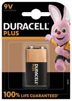 Batteri Duracell Plus Power 9V alkaline 1stk/pak