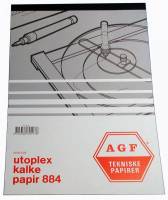 Kalkerpapirblok Utoplex A4 90g 90gr 50ark/stk 884