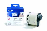 Label Brother hvid DK-44205 62mmx30,48m aftagelig papir