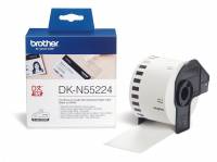 Label Brother hvid DK-N55224 54mmx30,48m u/lim papirtape