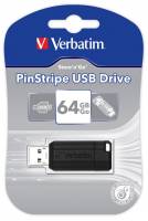 USB Flash Drive Verbatim 64GB Store'n'Go Pin Stripe
