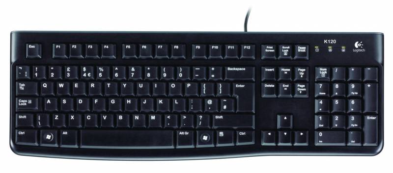 Køb Tastatur Logitech K120 Business Keyboard Sort